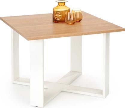 Konferenční stolek CROSS /bílá